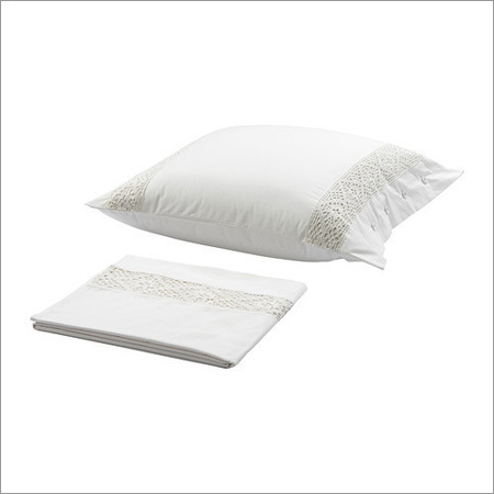 Cotton Bed Sheet With Pillow - 100% Cotton, Full Size | Water Absorption, Shrink Resistant, Washable, Thermal, Non-Woven, Plain Dyed, Ideal for Home and Hospitality