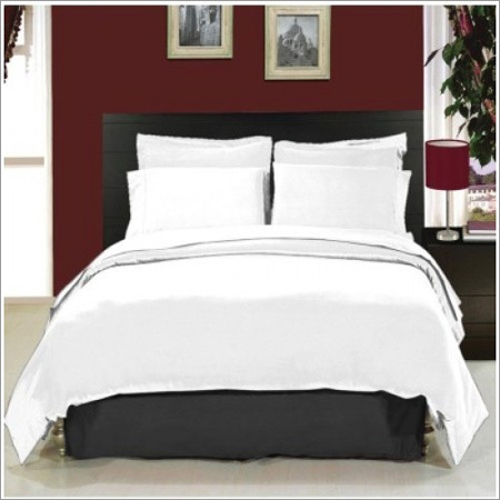 Plain Cotton Bed Sheet - 100% Cotton, Full Size | Washable, Durable, Shrink Resistant, Thermal, Water Absorption, Ideal for Home and Hospitality