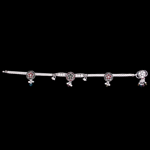 Designer Silver Anklet