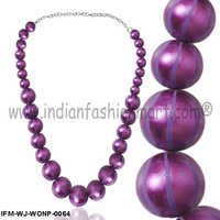 Viola Craze - Painted Wooden Necklace