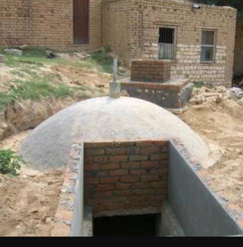 Fixed Dome Biogas Plant