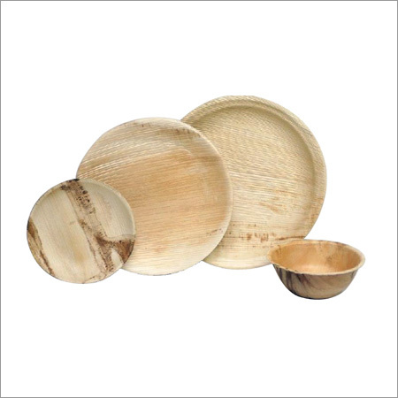 Areca Leaf Plates - Areca Leaf, Multiple Sizes, Light Brown | Biodegradable, Durable, Eco-friendly, Hygienic, Leakproof, Lightweight, Versatile