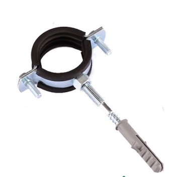 Pipe Rubber Clamp with Bolt and Plug