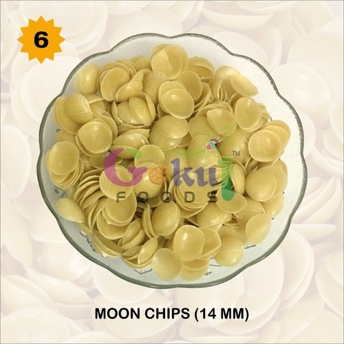 14mm Moon Chips Fryums - Wheat Flour, 20kg-30kg Bag | Crunchy, Spicy Flavor, Longer Shelf Life, Hygienically Processed