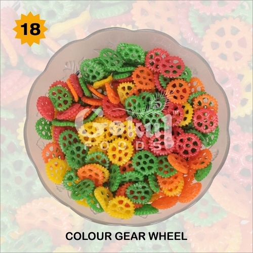 Low Calorie Colour Gear Wheel Fryums