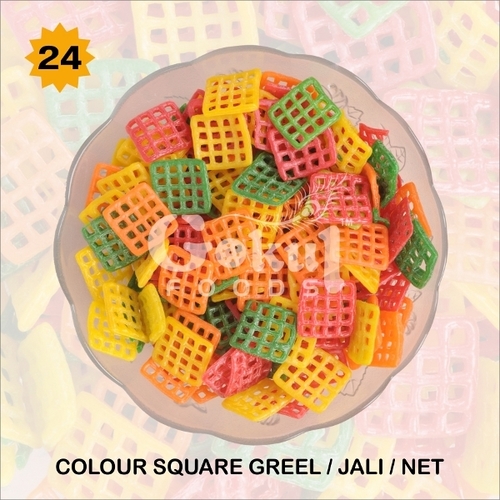 Rich In Tasty Colour Square Grill Fryums