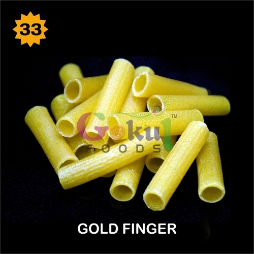 Gold Finger Fryums - Wheat Flour, 20kg to 30kg Bag | Hygienically Prepared, Low Calorie, Delightfully Salty Taste