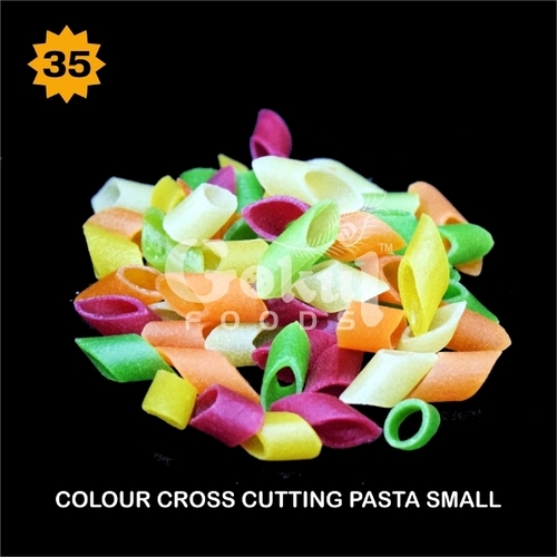 Low Calorie Colour Cross Cutting Pasta Fryum