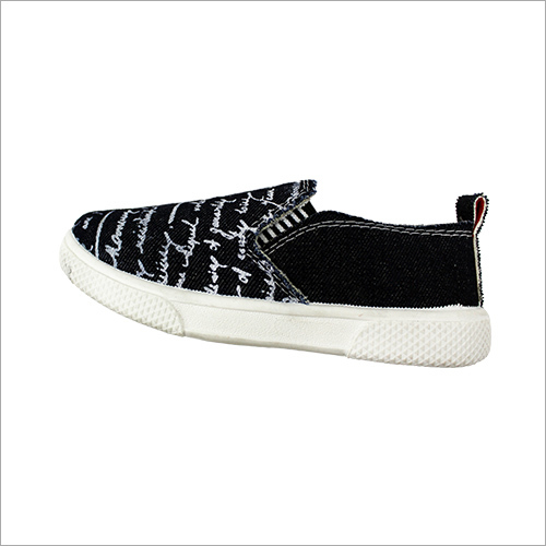 Kids Black Canvas Shoes Kids Black Canvas Shoes