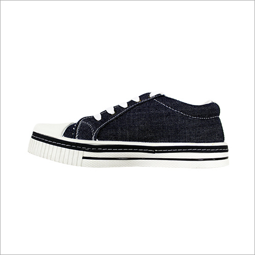 Men's Black Canvas Shoes