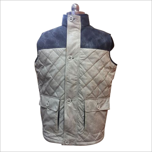 Leather Sleeveless Jacket