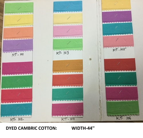 Dyed Cotton Fabric