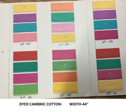 Plain cotton