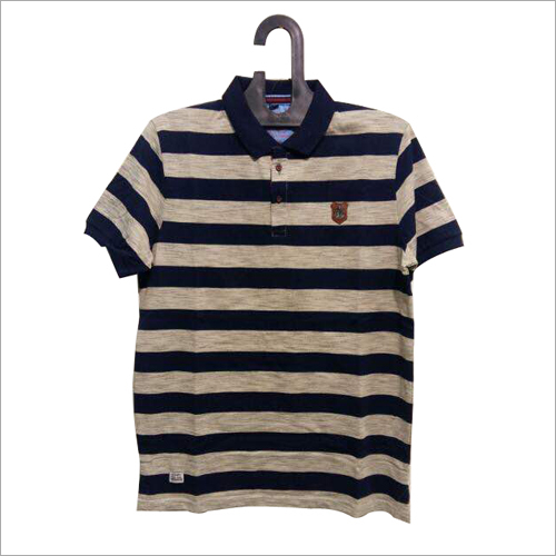 Printed Collar T-Shirt