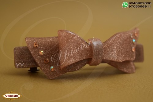 Silver Women Designer Hair Clip