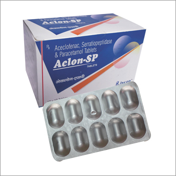 Aceclofenac Paracetamol Serratiopeptidase Tablets Drug Solutions