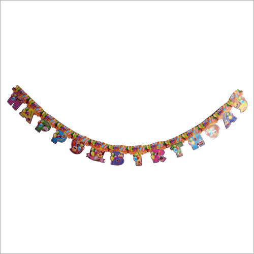 Multi Colour Birthday Banner
