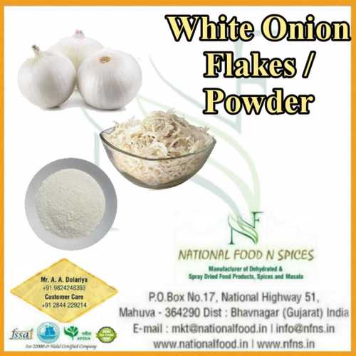 Dehydrated White Onion Flakes
