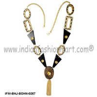 Bon Finesse - Horn Fusion Necklace