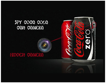 Spy Coca Cola Can Camera