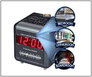 Camera in Projection Clock Working in Low Light