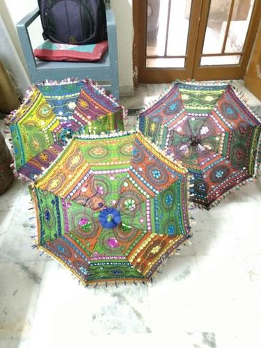 Rajasthani Umbrella - Double Line By INDIAN CULTURE HANDICRAFT