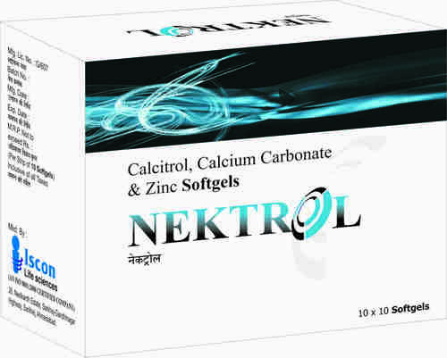 Calcitriol, Calcium Carbonate, & Zinc Capsules Organic Medicine