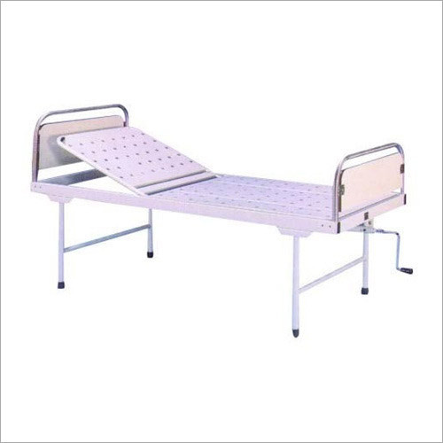 Ward Care Bed - Steel, 78" x 36" , Adjustable Height, Backrest & Leg Rest Angles, Manual Crank