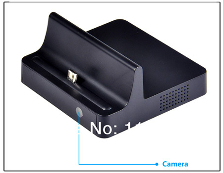 SPY CAMERA IN MOBILE CHARGING DOCK