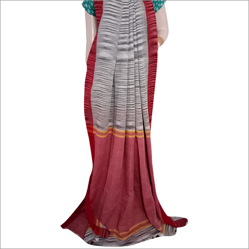 All Cotton Khadi Ikkat Saree