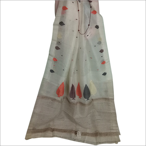 Pure Resham Muslin Jamdani Saree Pure Resham Muslin Jamdani Saree