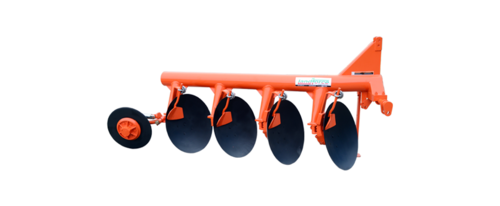 Disc Plough - Steel, 2, 3 & 4 Bottoms, Cat II Linkage | Adjustable Discs, Deep Ploughing, Easy Operation, Fuel Saving, Sturdy Design