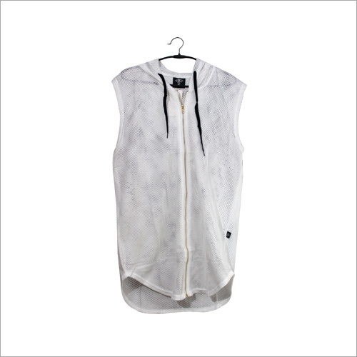 Sleeveless Top With Cap