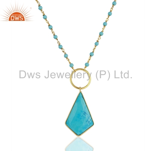 Handmade 925 Silver Beaded Chain Pendant Weight: 7.82 Grams (G)