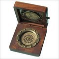 Antique Wooden Compass