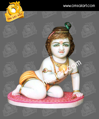 Lord Bal Gopal Marble Statue