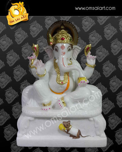 Ganesh Ji Marble Moorti