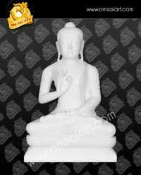 Marble Mahatma Buddh Statue