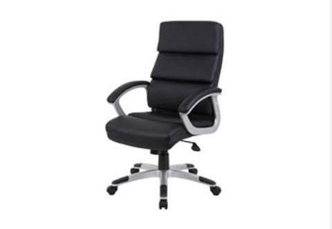 Ventura Chair - PU Leather, 25.6x30x46 inches | Durable, Easy to Clean, Eco-Friendly, Knee Tilt Mechanism, Twin Wheel Casters