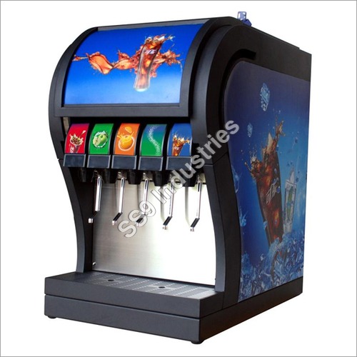 Soft Drink Fountain Machine - Plastic/Steel, 6 Valves | Easy Use, Low Maintenance, Durable Design, Reliable Operation