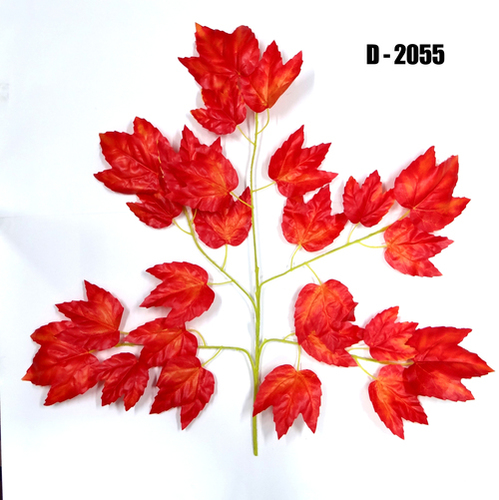 Artificial Red Maple Shaded Spray 5 Branches