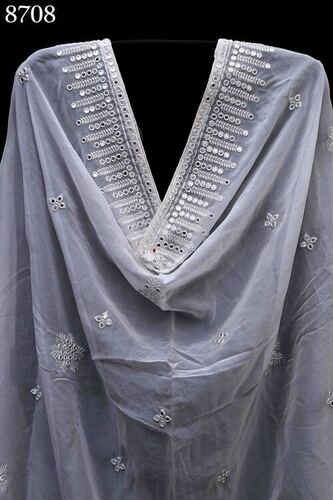 Fancy Four Sequence Fabrics With Thread Work