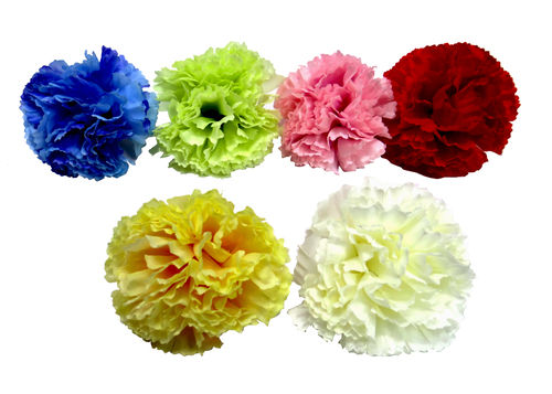 Carnation Small 6 Leaf Artificial Flower