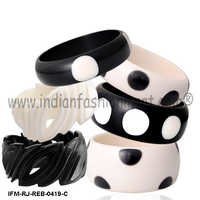 Polka Darling  - Resin Bangle