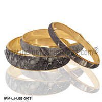 Provenance Redefined - Leather bangle Set
