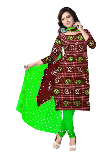 Ladies Bandhani Dress Material