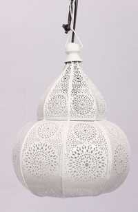 WHITE WASH NETTING HANGING LAMP