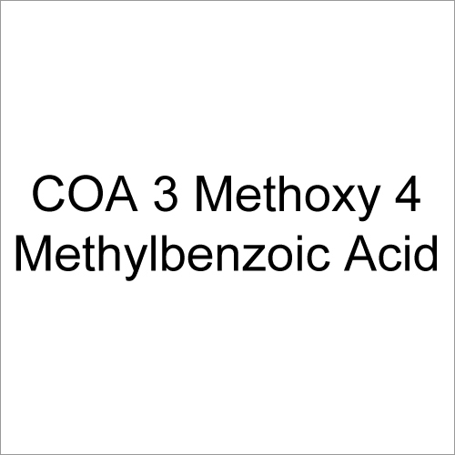 3-Methoxy 4-Methyl Benzoic Acid 3-Methoxy 4-Methyl Benzoic Acid