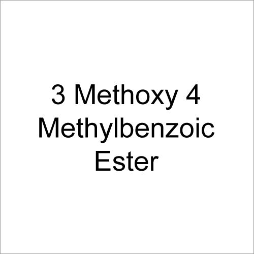 3 Methoxy 4 Methylbenzoic Ester 3 Methoxy 4 Methylbenzoic Ester