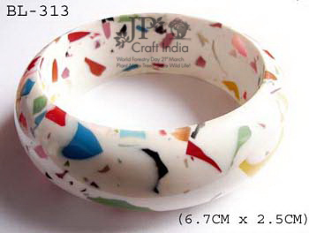 Resin Mix Uncut Bangle Diameter: 66 Centimeter (Cm)